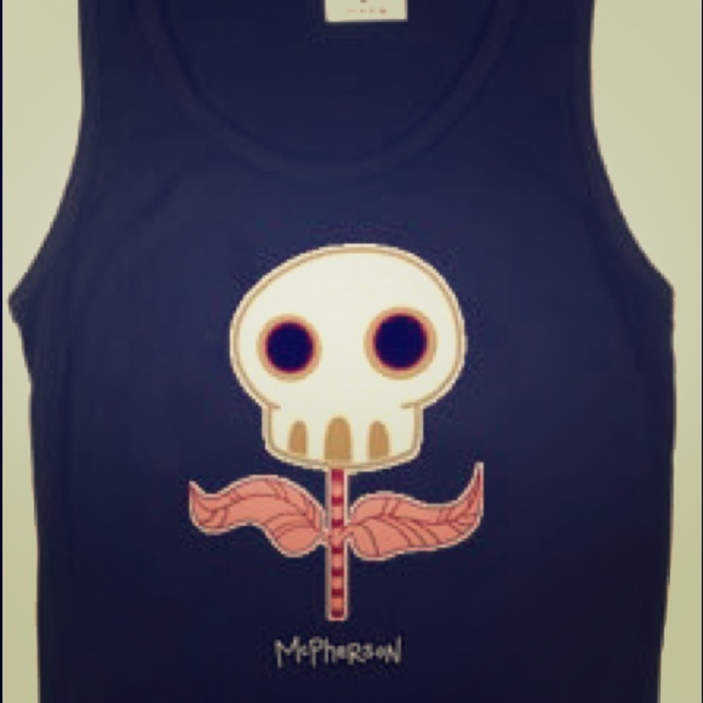 SOLD Tara McPherson Sugar Skull Flower Womans B.D.